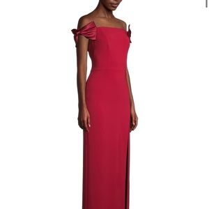 aiden by aiden mattox | Dresses | Saks Fifth Ave Offtheshoulder Column Gown  | Poshmark